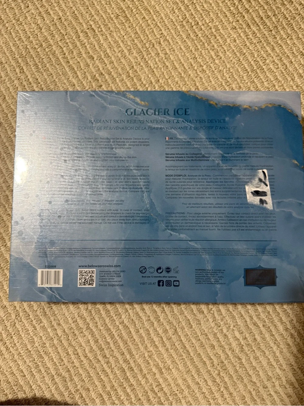 Glacier Ice Radiant Skin Rejuvenation Set - Blue